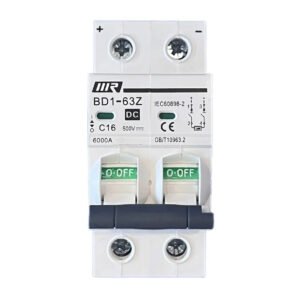 Magnetotérmico Corriente continua 16A 500 V DC